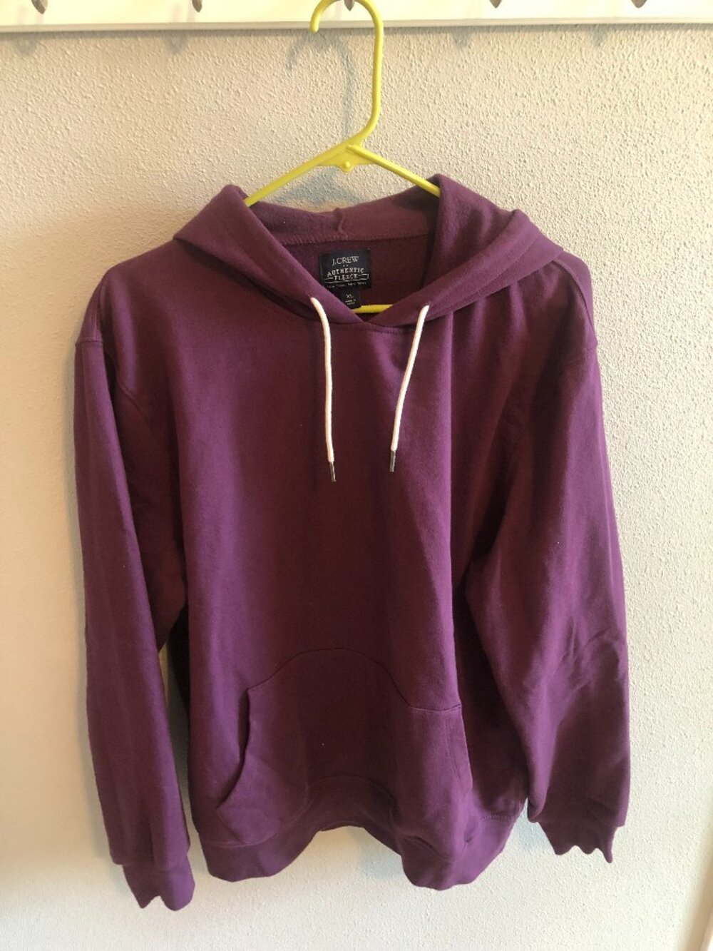 J Crew Men's Fleece Hoodie. Size XL.